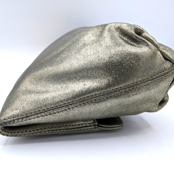 NWT Gold Metallic Lanvin Envelope Style Clutch - Picture 3 of 13